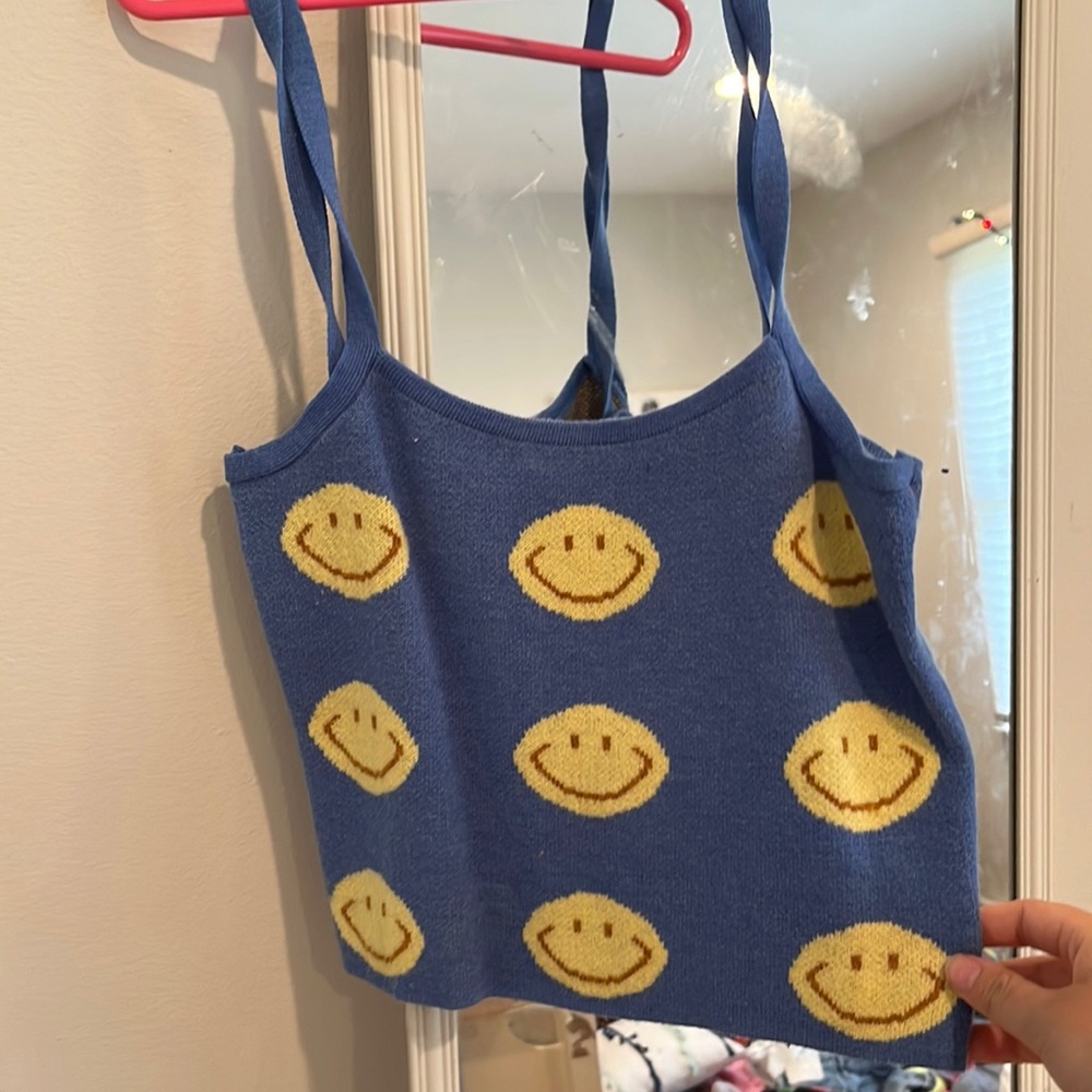 smiley tank top